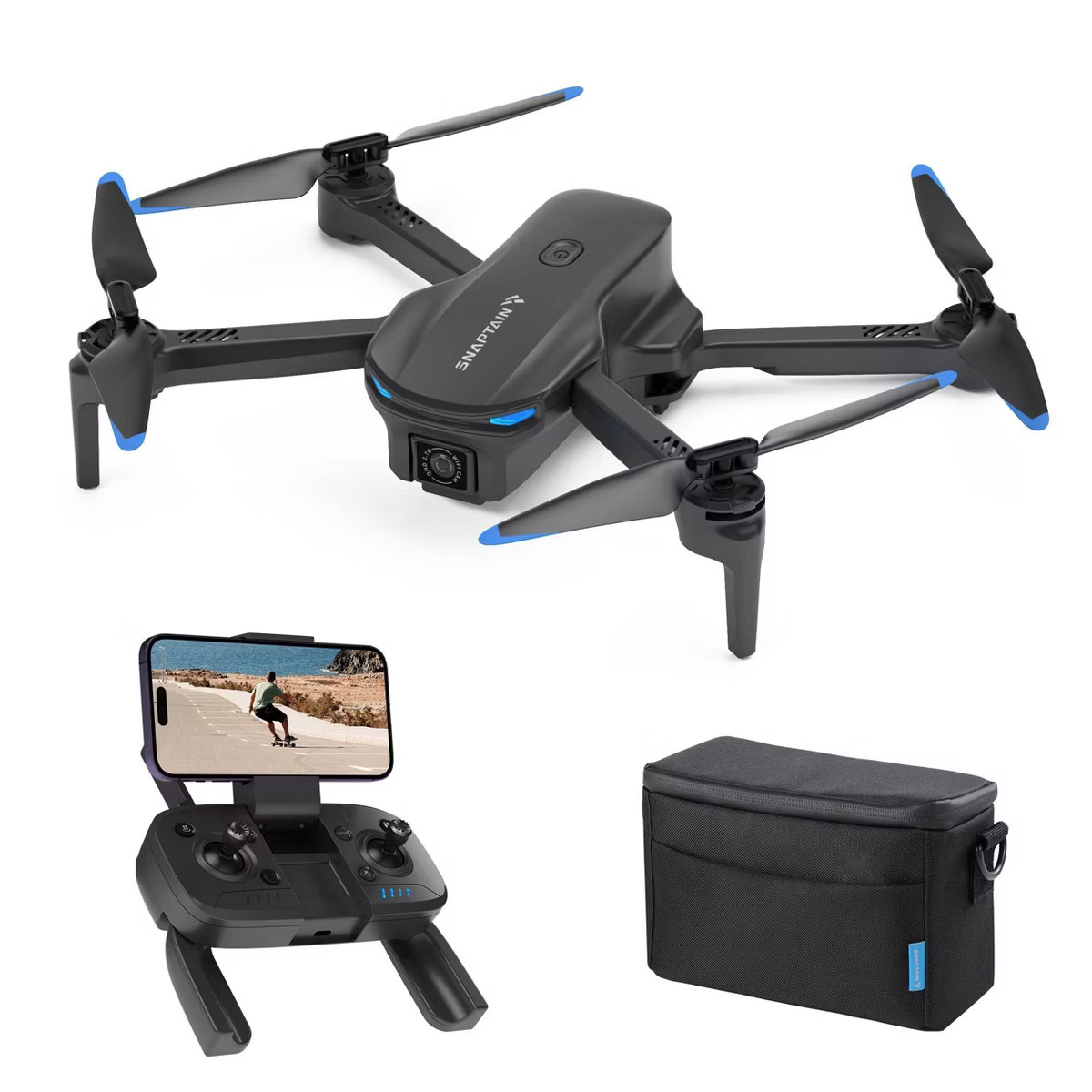 Snaptain E20 FPV RC Drone with 2.7K Camera - Gray: Remote Control, Built-In Wi-Fi, Skill Level In... | Target