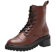 The Drop Women's Sparta Chunky Sole Lace-Up Combat Boot | Amazon (US)