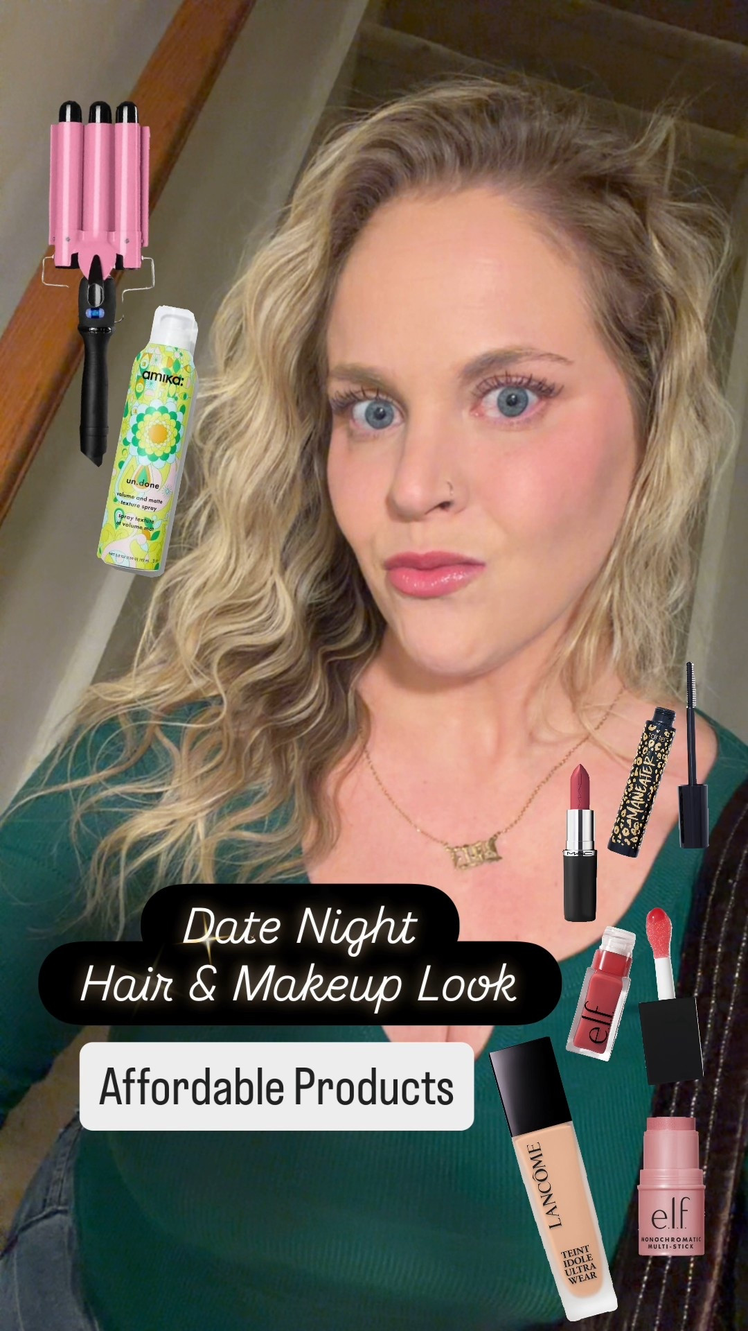 Quick, easy, & affordable hair & make up look for everyday or a date night make up look 💁🏼‍♀️

Some of my every day go to products for my face 
- this mascara makes my natural lashes SO long
- the foundation speaks for itself because there is zero filter on the picture + it’s long lastingg
- the blush is a NARS orgasm dupe for $6
- this hair crimper is SO easy to use (you could use this on your little girl too) & holds this style for 2 days with the texture spray added in 🫶🏼

#LTKgrwm #LTKWomens #LTKFindsUnder10 #LTKGirls #LTKMakeUp #motd #face #skin #blush #dupe #makeupdupe #amika #hairstyle #lips #lipoil #lipcombo #skincare #lipstick #lipoil #pinklip #pinklipstick #mac #e.l.f. #hair #haircair #makeup #affordable #easy #texture #makeupoftheday #hairinspo #mascara #hairstylistapproved #cosmetologistapproved #beautyfinds #makeuplook #wavyhair #mermaidhair #beachwaves #naturalmakeup #makeuplook #bestfoundation #flawlessskin 

#LTKSaleAlert #LTKFindsUnder50
