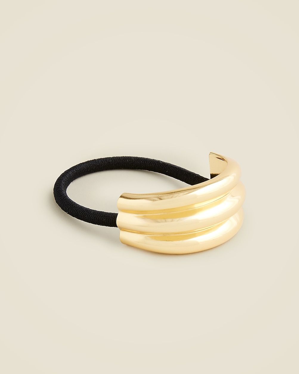 Ridged metal hair tie | J. Crew US