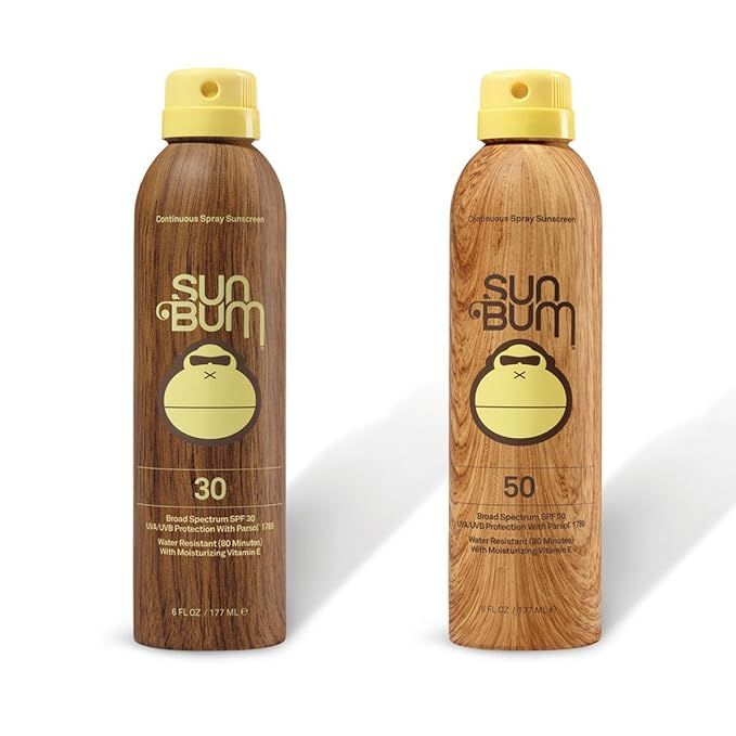 Sun Bum SPF 30 Spray + SPF 50 Spray Combo Sunscreen | Amazon (US)