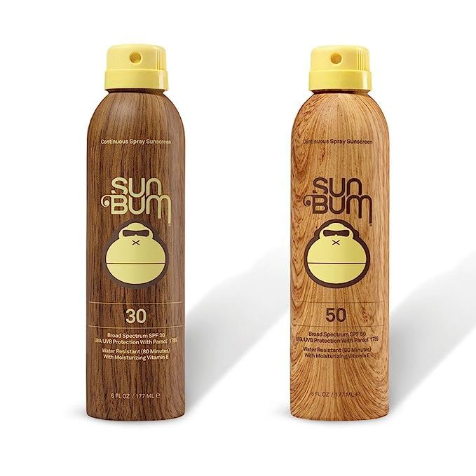 Sun Bum SPF 30 Spray + SPF 50 Spray Combo Sunscreen | Amazon (US)