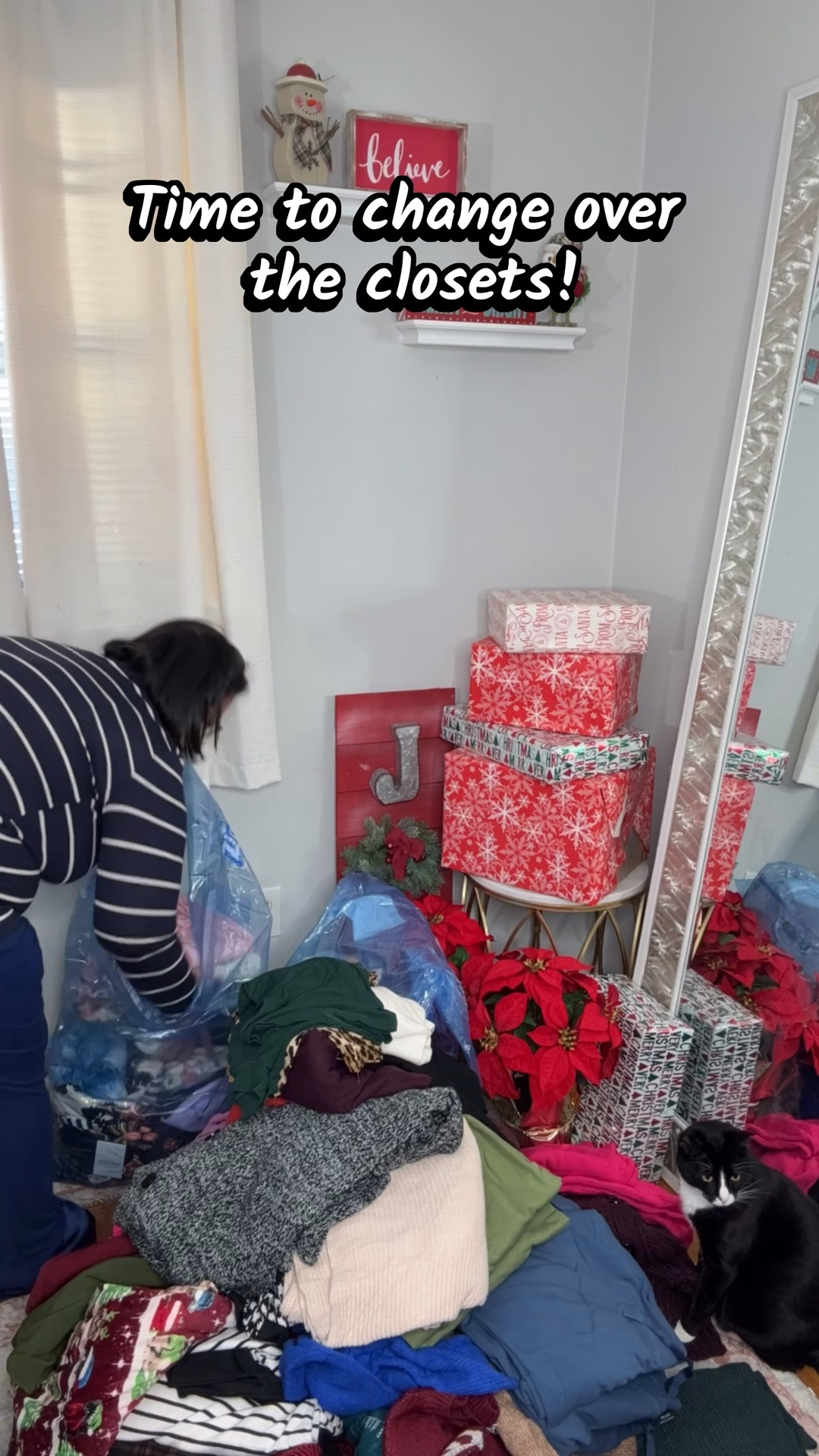 It’s that time of year! Time to put the summer clothes away and break out the winter stuff! 
If you can’t ever find something to wear in your closet, try only keeping seasonally appropriate items stocked in the closet. I like to pack up my out-of-season clothes and accessories in vacuum seal bags or container that fit under the bed. 

#LTKStyleTip #LTKHome #LTKMidsize