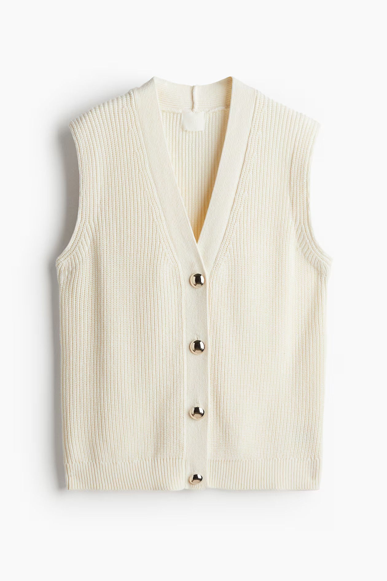 Rib-knit sweater vest | H&M (UK, MY, IN, SG, PH, TW, HK)