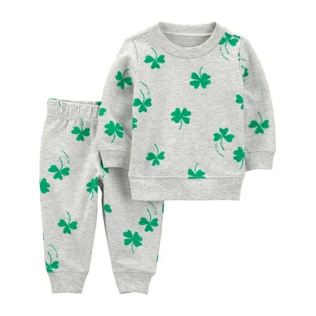 Carter's Child of Mine Baby St. Patrick's Outfit Set, 2-Piece, Sizes Newborn-6/9 Months | Walmart (US)