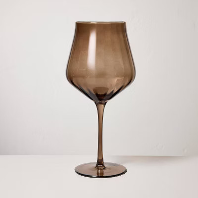 20oz Wine Glass Brown - Hearth & Hand™ with Magnolia | Target