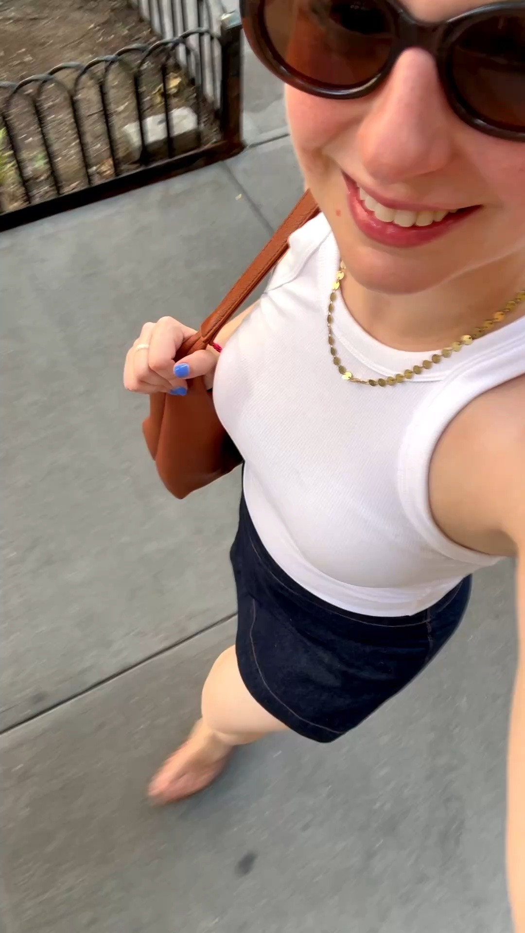NYC is 🥵 today, but I’m staying cool the best I can! Finally wearing this denim wrapped sport from Madewell, which absolutely love. It is sold out on Madewell, but fully available at Nordstrom and other retailers.

#LTKootd #LTKSeasonal #LTKPetite