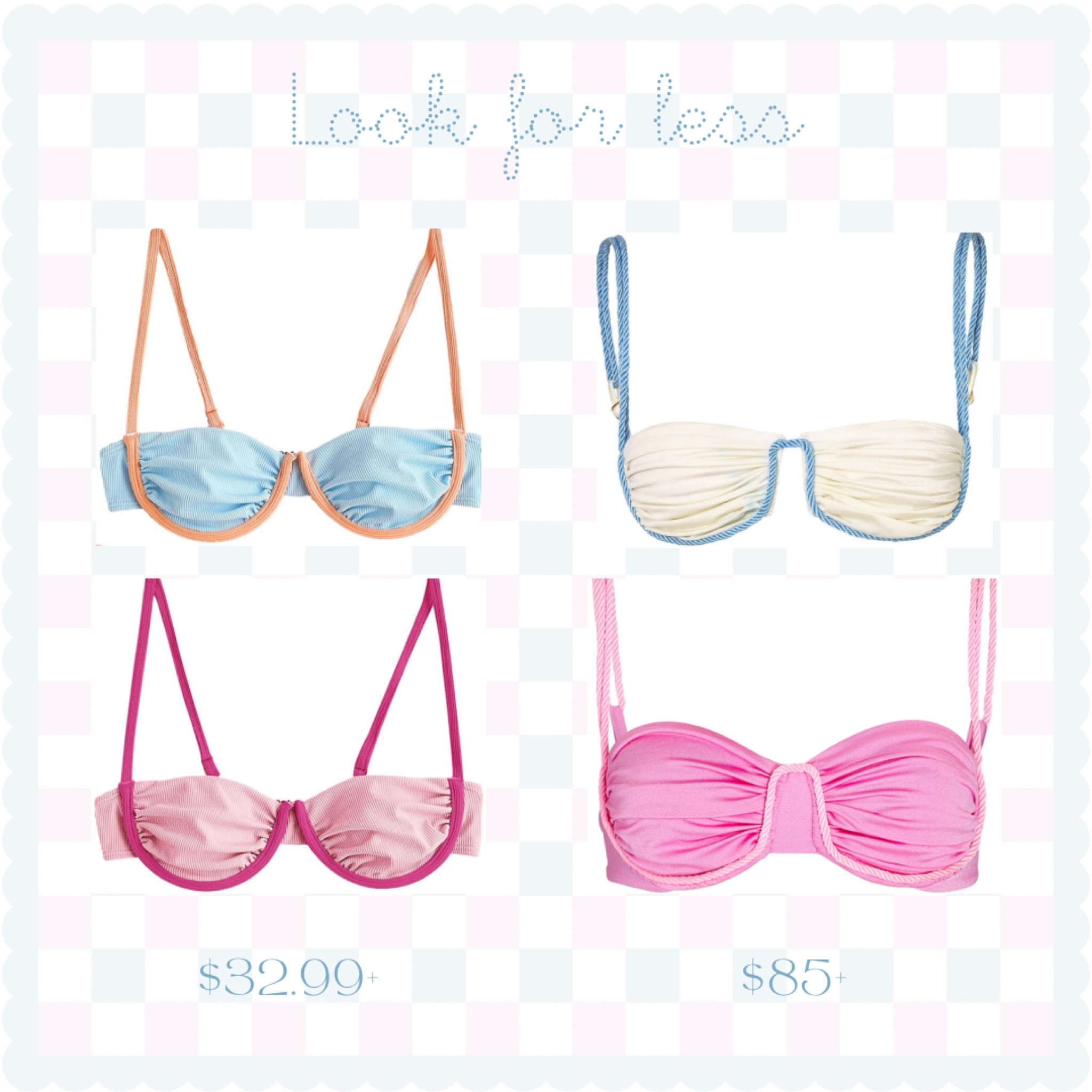 contrast piping bikinis from Amazon and more! 

#LTKunder50 #LTKswim #LTKSeasonal