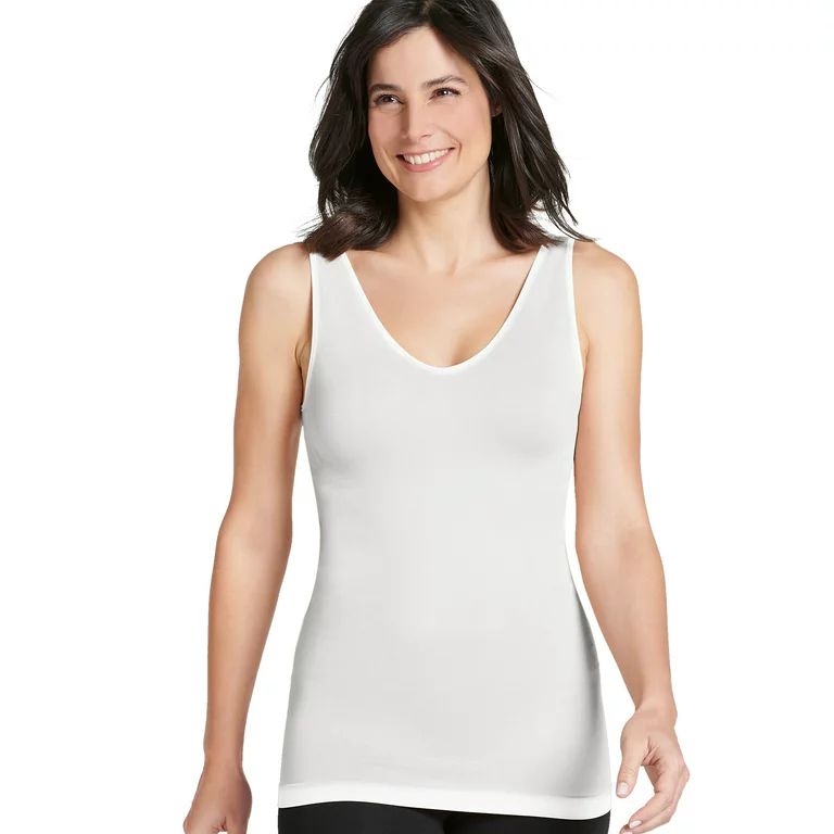 Jockey Essentials Women's Slimming Tank, Everyday Shapewear, Body Slimming Top, Compression Tank,... | Walmart (US)