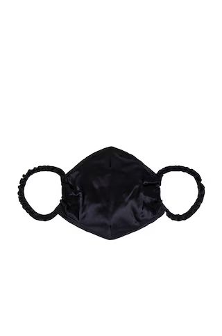 fleur du mal Silk Face Mask in Solid Black from Revolve.com | Revolve Clothing (Global)