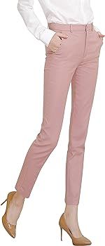 Marycrafts Women's Work Ankle Dress Pants Trousers Slacks | Amazon (US)