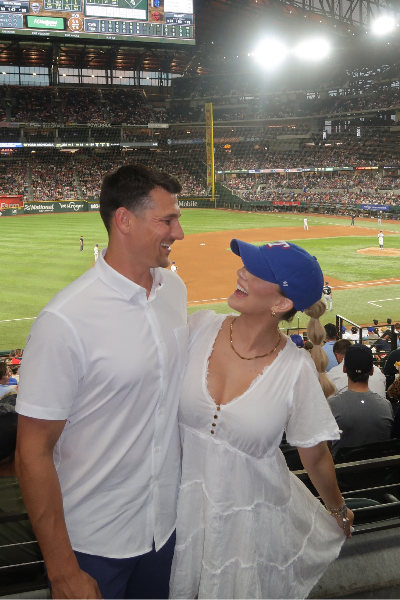 White loose fitting throw on dress  can be dressed up with heels or dressed down with sneakers. He’s in his go-to Mizzen + Main breathable short sleeve button down and shorts with stretch - use code rangers15 for 15% off 

#LTKsalealert #LTKmens #LTKstyletip