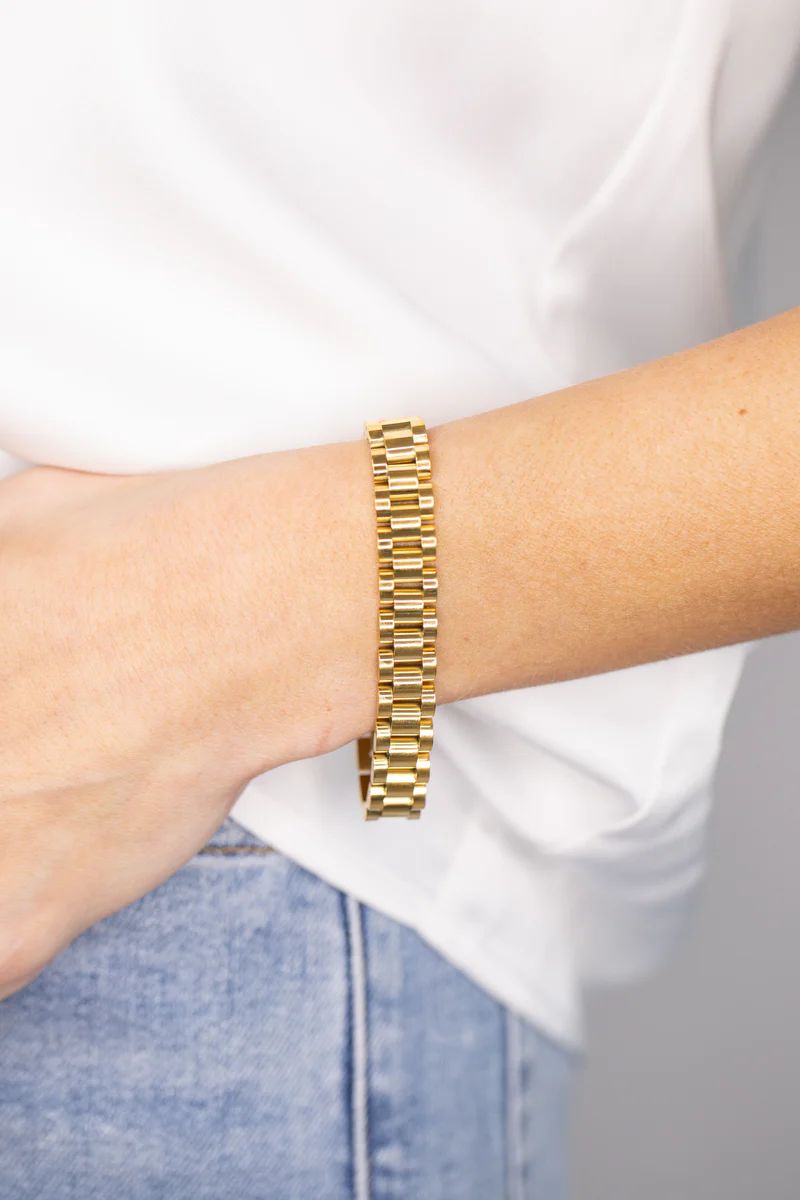 Rolly Bracelet- Gold by Bracha- FINAL SALE | Avara