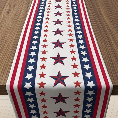 4th of July Decorations - Patriotic Table Runner for 250th Anniversary | Memorial Day Decorations - Fourth of July Decor Accessories for Indoor Outdoor Home Party Supplies | Amazon (US)