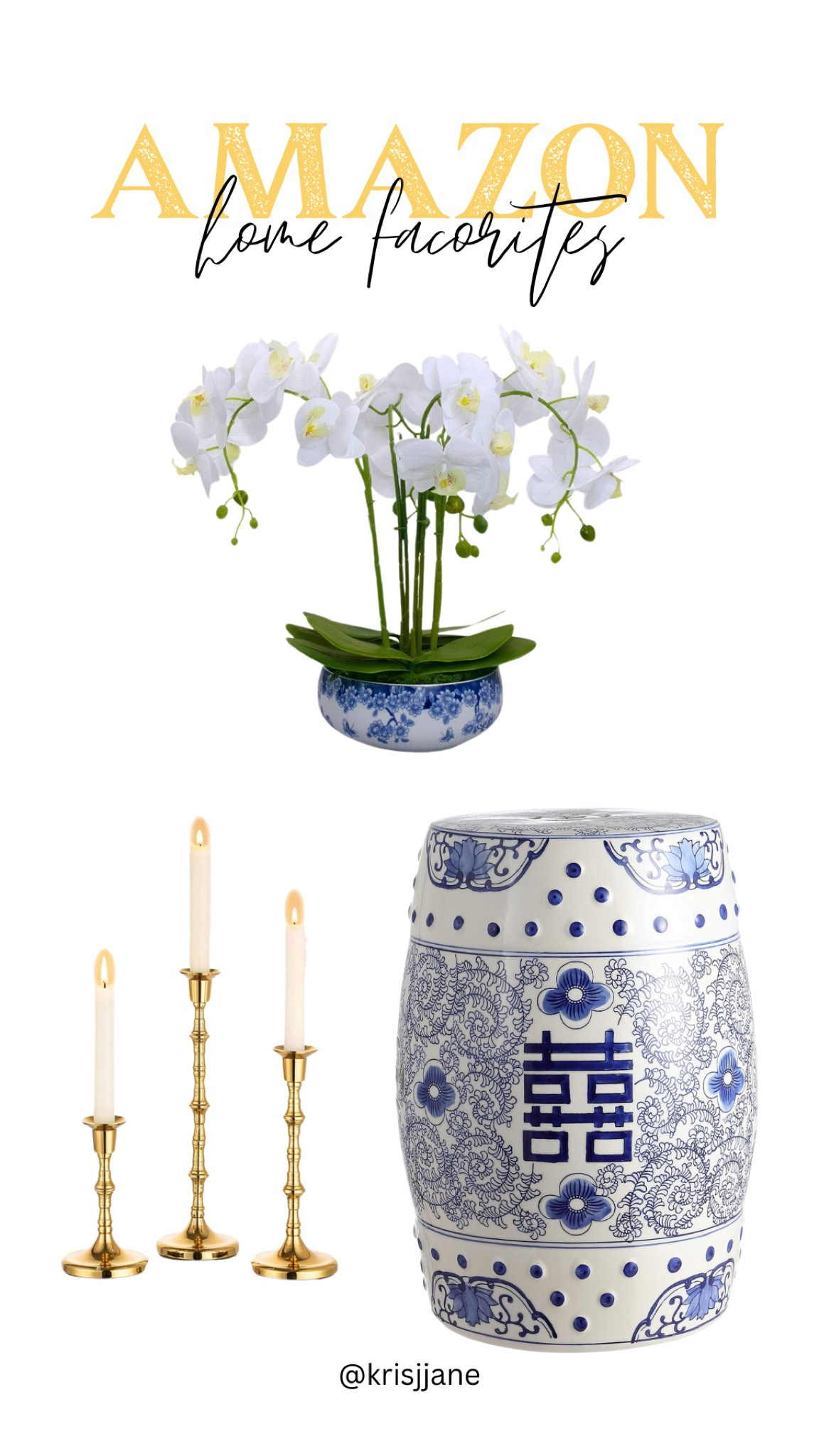 Amazon favorites 

#amazon #home #blueandwhite #decor

#LTKhome #LTKfindsunder100