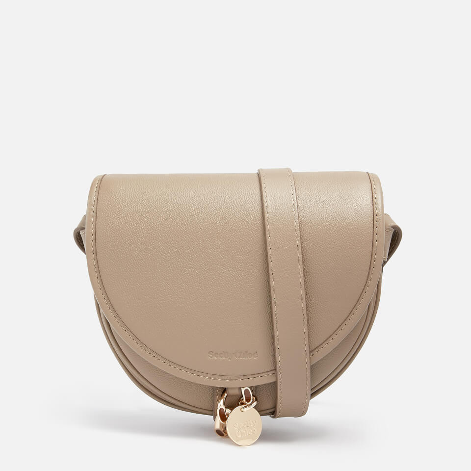 See By Chloé Women's Small Mara Saddle Bag - Motty Grey | Mybag.com (Global) 