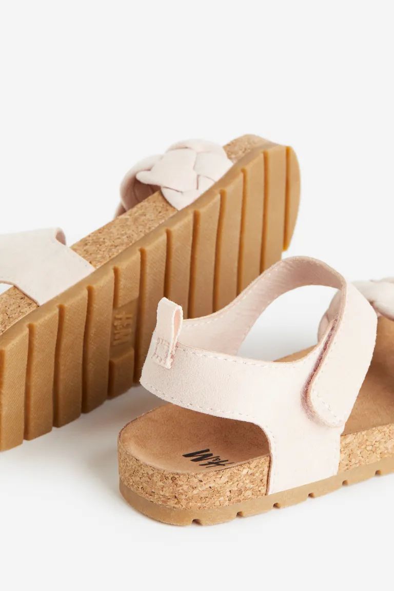 Ankle Strap Sandals - Powder pink - Kids | H&M US | H&M (US + CA)