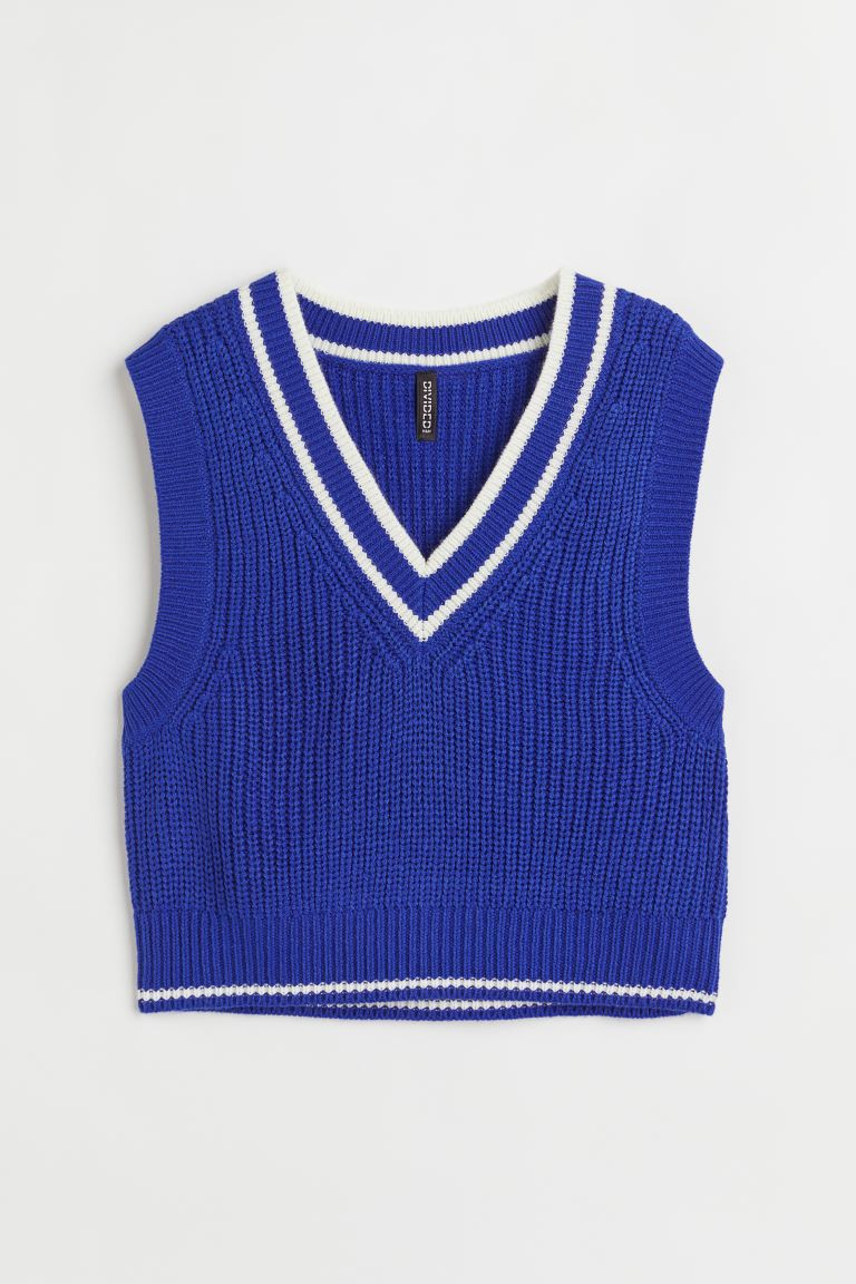 Rib-knit Sweater Vest | H&M (US + CA)
