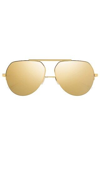 Classic Aviator in Gold | Revolve Clothing (Global)