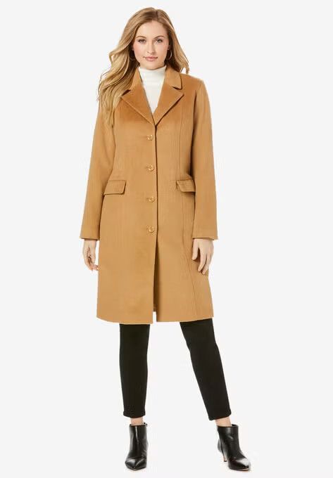 Notch Collar Coat | Woman Within