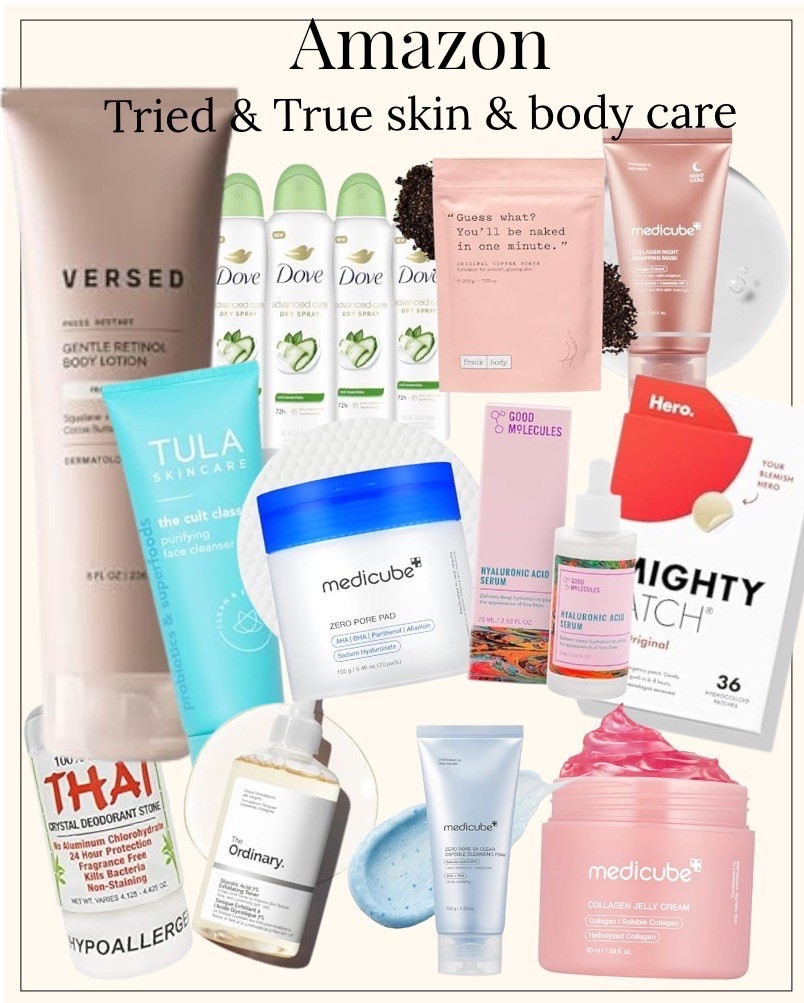 Skincare & body care that I’ve repurchased several times! Tried & true products! 
#skincare #amazonskincare #amazonfinds #repurchased

#LTKgrwm #LTKmorningroutine