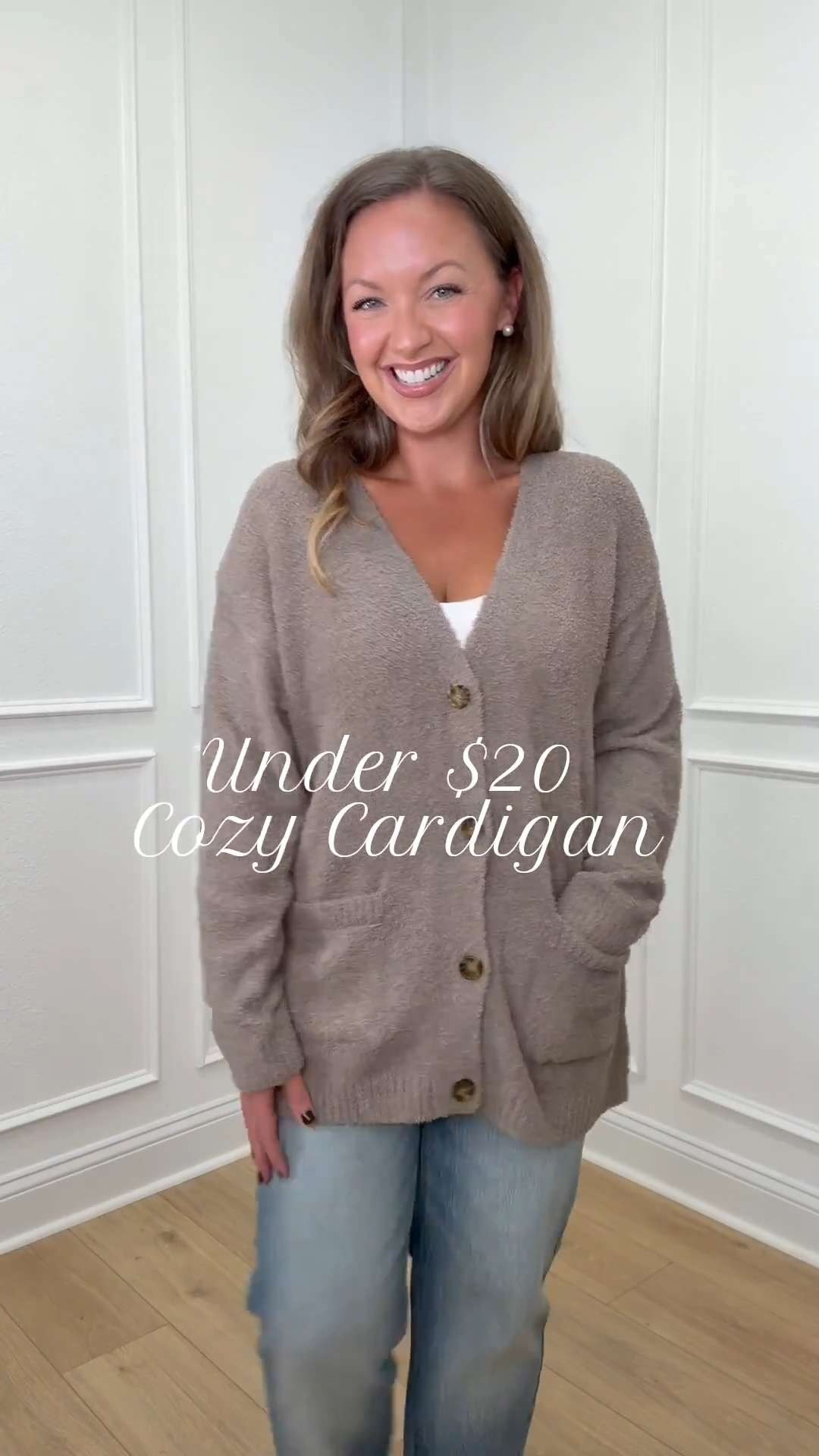 Cozy under $20 Cardigan that feels like a soft blanket ! Yes please! I am wearing color Taupe in size Large 12/14.  (I am 5'5" Size 8/10 M ) I think I would stick with your true size in this one because one size up was a little too oversized for me!!! Love Love love the feel of this cardigan though!

cozy sweater, look for less, lounge sweater, soft sweater for lounge, loungewear, pajama sweater, cardigan, joyspun, walmart , walmart fashion, walmart pajamas 

 #LTKSeasonal #LTKMidsize #LTKFindsUnder50