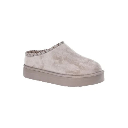 Pawz Women's Hazel Platform Clog Slippers with Faux Fur Lining | Walmart (US)