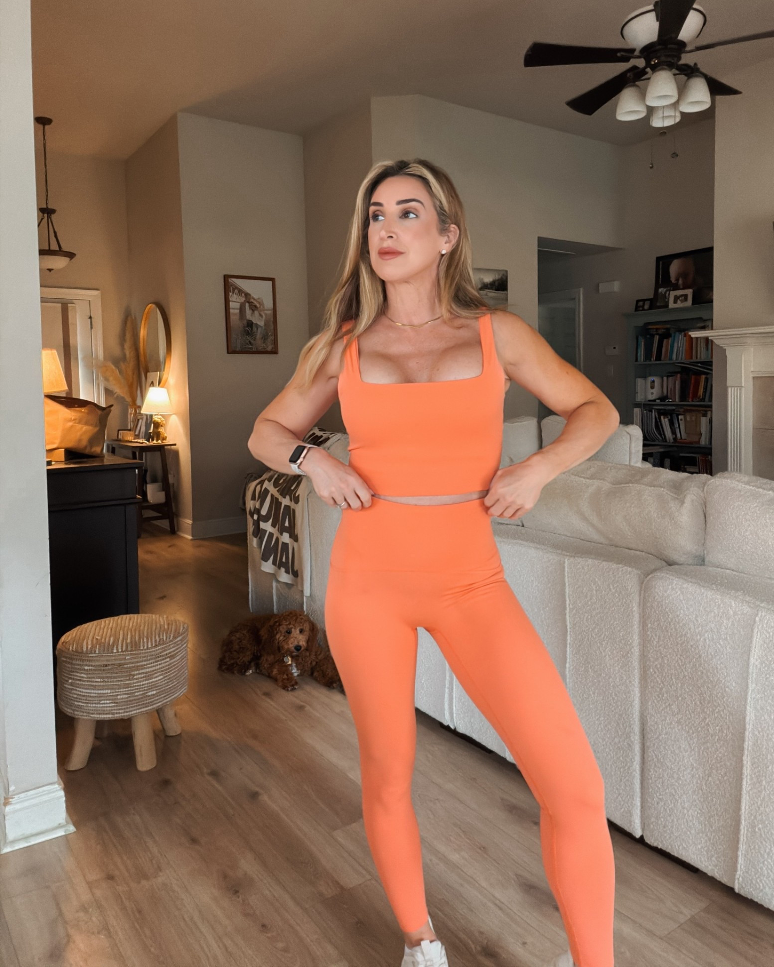 The activewear set I always reach for. Fantastic support in both this workout top and leggings. @Spanx 

Gym outfits, workout outfits, sports bra tank, fitness

#LTKootd #LTKfitnessgoals #LTKActive