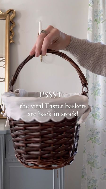Back in stock alert! These viral Easter baskets are back and under $10! 

#LTKVideo #LTKhome #LTKkids