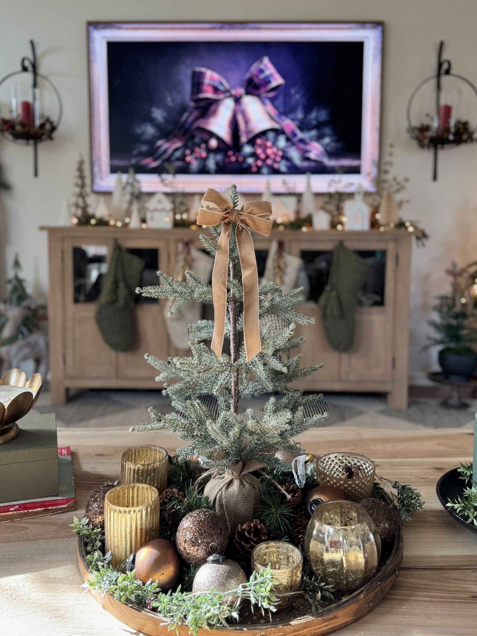 Get the same look as my Frame TV for much less! The 65”  flat screen TV linked here comes WITH a frame and is on sale for $699! Shop buffet table and Christmas decor too! 

#LTKSaleAlert #LTKGiftGuide #LTKHome