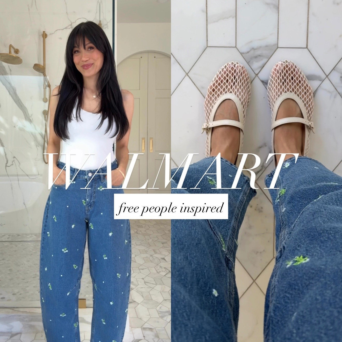 Scroll to shop! Walmart trendy designer-inspired pants and mesh flats! Follow for more!! So glad you’re here!!🥰❤️

#LTKgrwm #LTKootd #LTKOver40