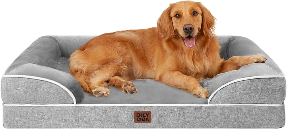 EHEYCIGA Orthopedic Dog Beds for Extra Large Dogs 44x32Inch, Waterproof Memory Foam XL Pet Bed wi... | Amazon (US)
