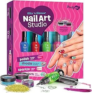 Nail Art Studio for Girls - Nail Polish Kit for Kids Ages 7-12 Years Old - Girl Gifts - Glitz 'n ... | Amazon (US)