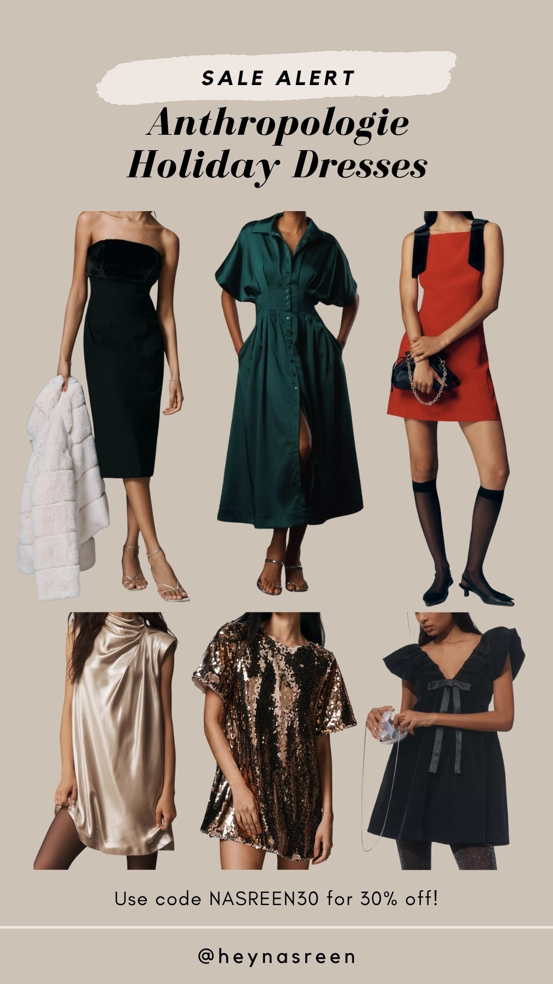 Holiday dresses for your next party or event! Love these silk, faux fur, sequins and bow options 🖤🎄 Use code NASREEN30 for 30% off!

#LTKSaleAlert #LTKHoliday