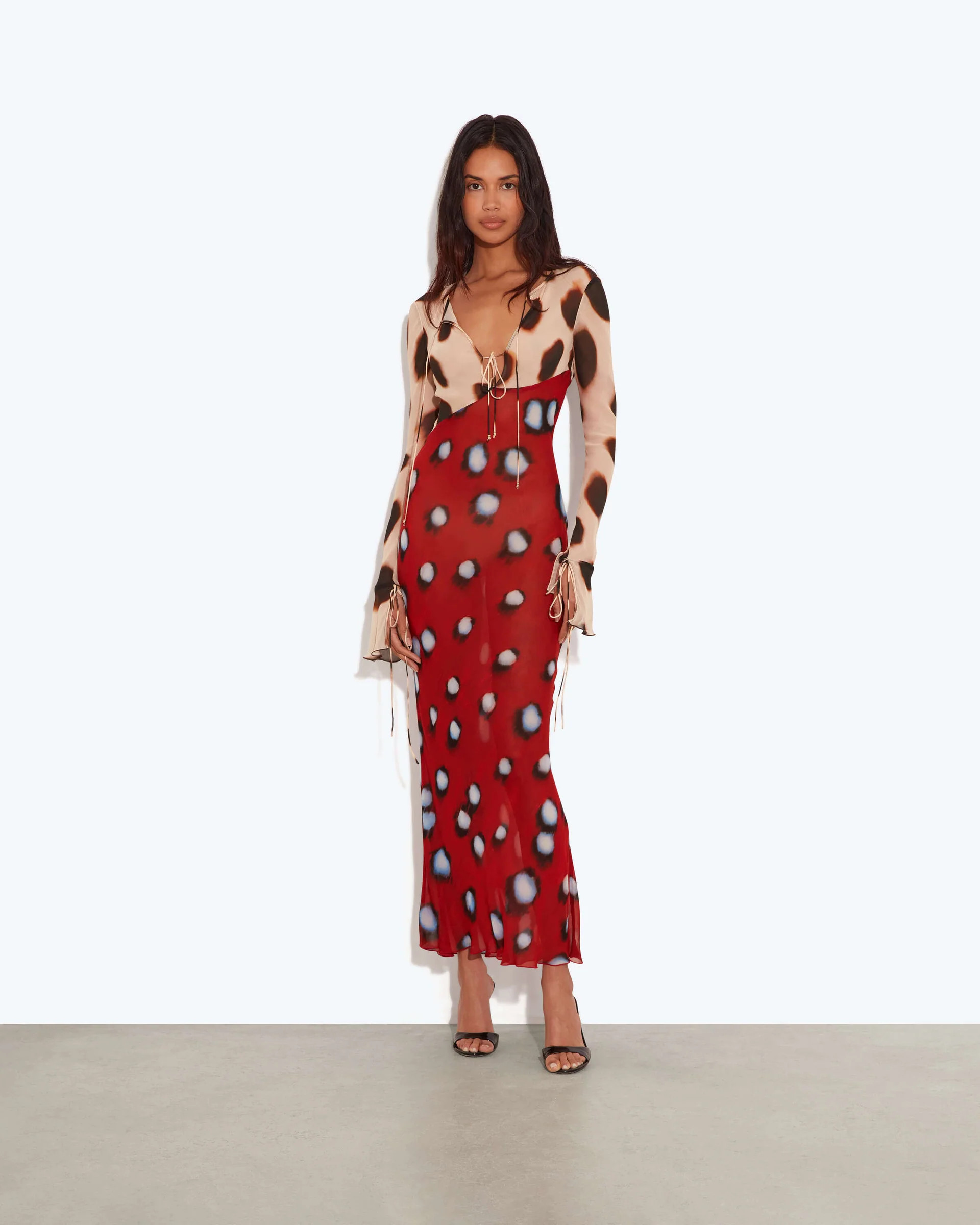 SABINE DRESS RED | Rat & Boa