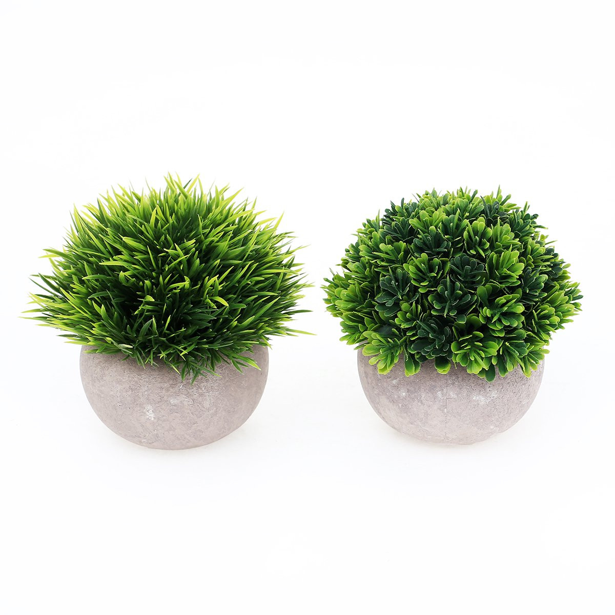 2 Packs Small Artificial Plants in Pot Mini Faked Potted Plants Decorative Faux Plants Centerpiec... | Walmart (US)