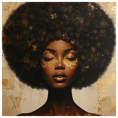 Paint Female Portrait Wall Tapestry - Portrait Wall Decor | Wayfair North America