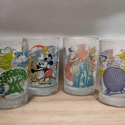 McDonald’s Walt Disney World 100 Years of Magic Glasses Cups Set of 4 COMPLETE | eBay US