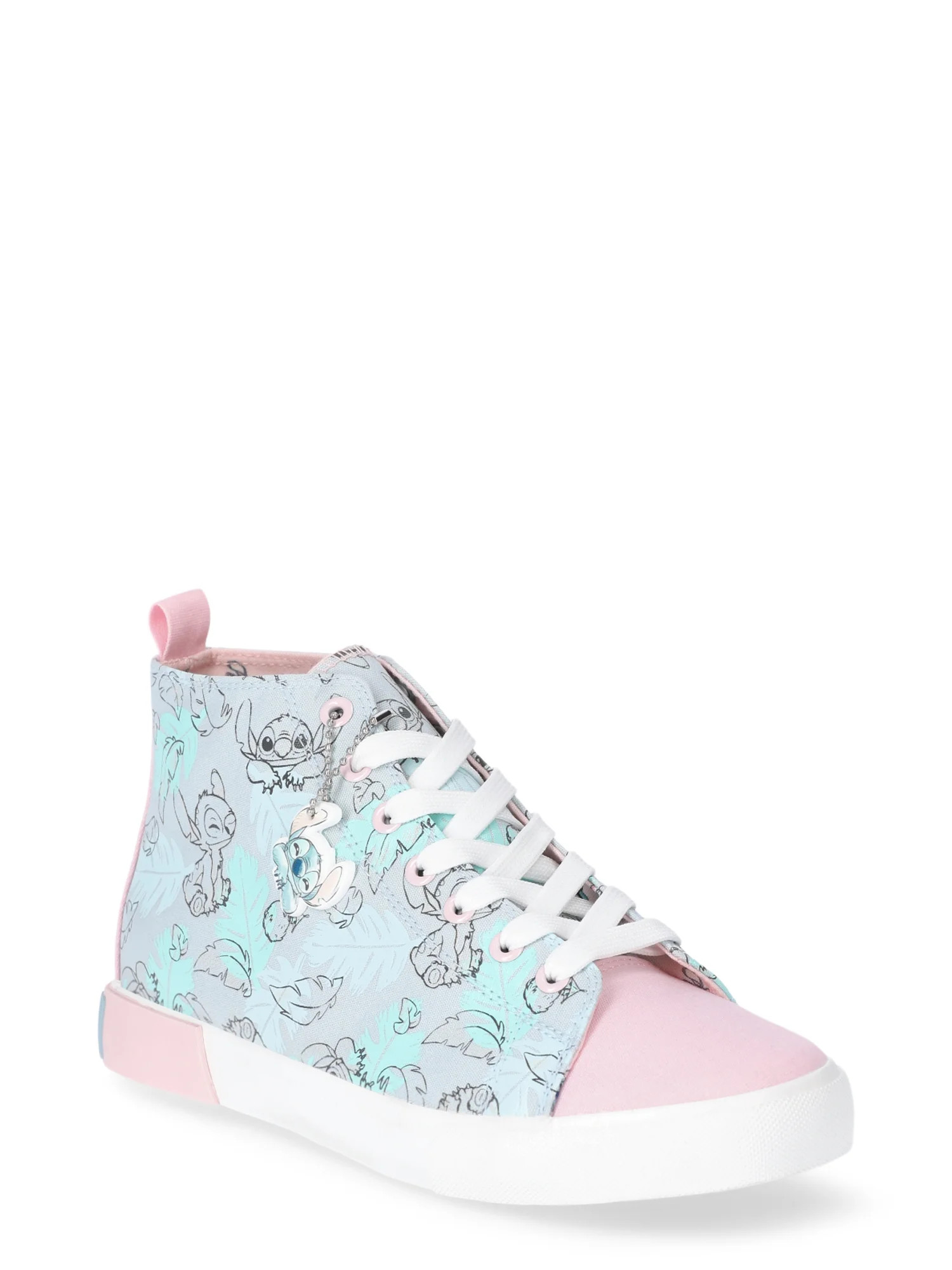 Disney Women's Stitch High-Top Lace-up Sneakers | Walmart (US)