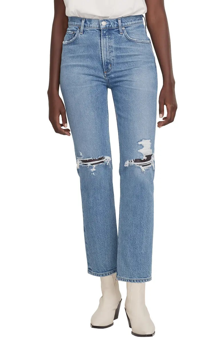 Wilder Ripped Straight Leg Jeans | Nordstrom