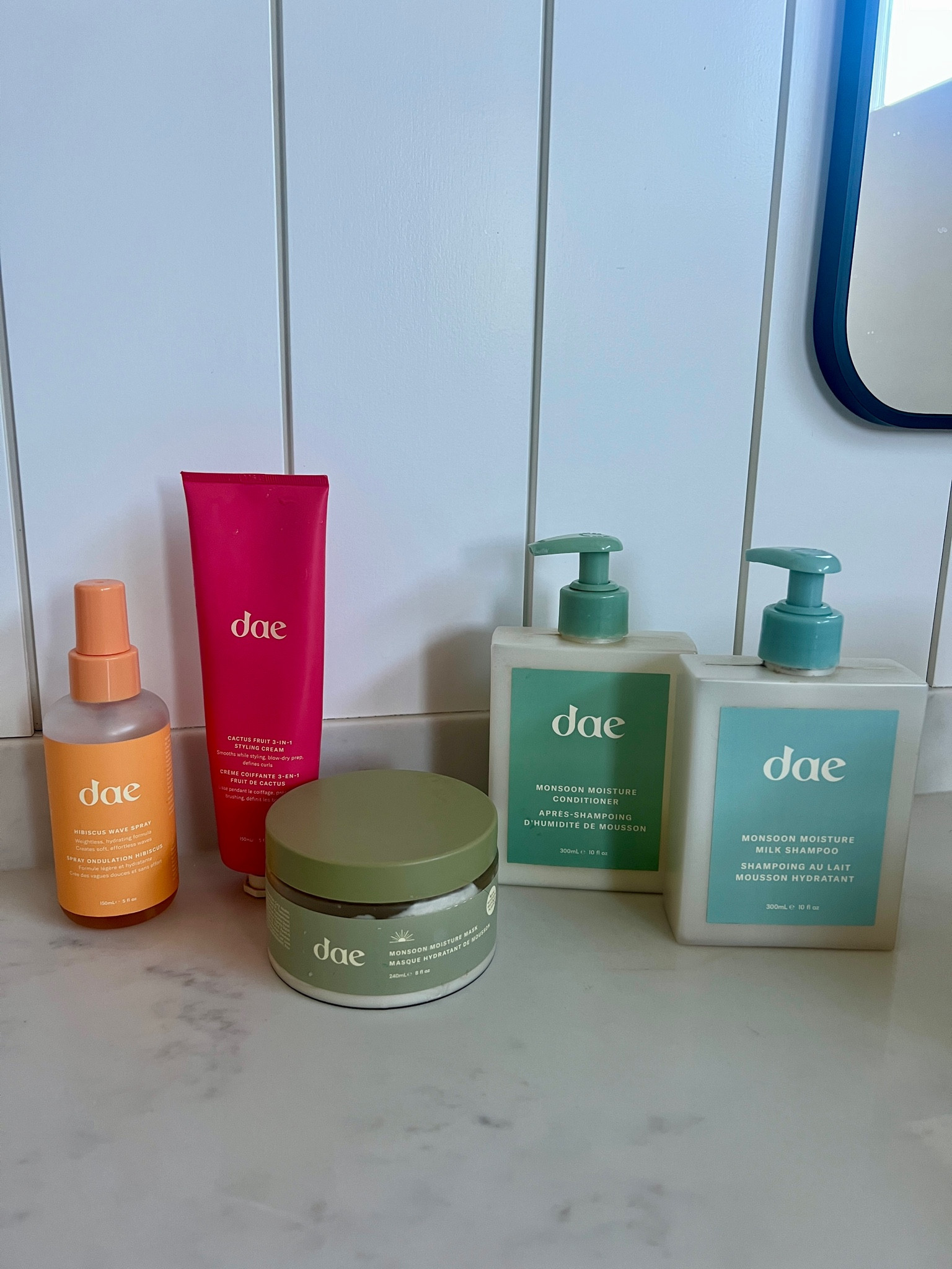 Clean simple hair care- I love dae! 
- styling cream 
- moisture shampoo & conditioner 
- monsoon hair mask 
- wave spray 

All 25% off today!! 

#LTKbeauty #LTKGiftGuide #LTKCyberWeek