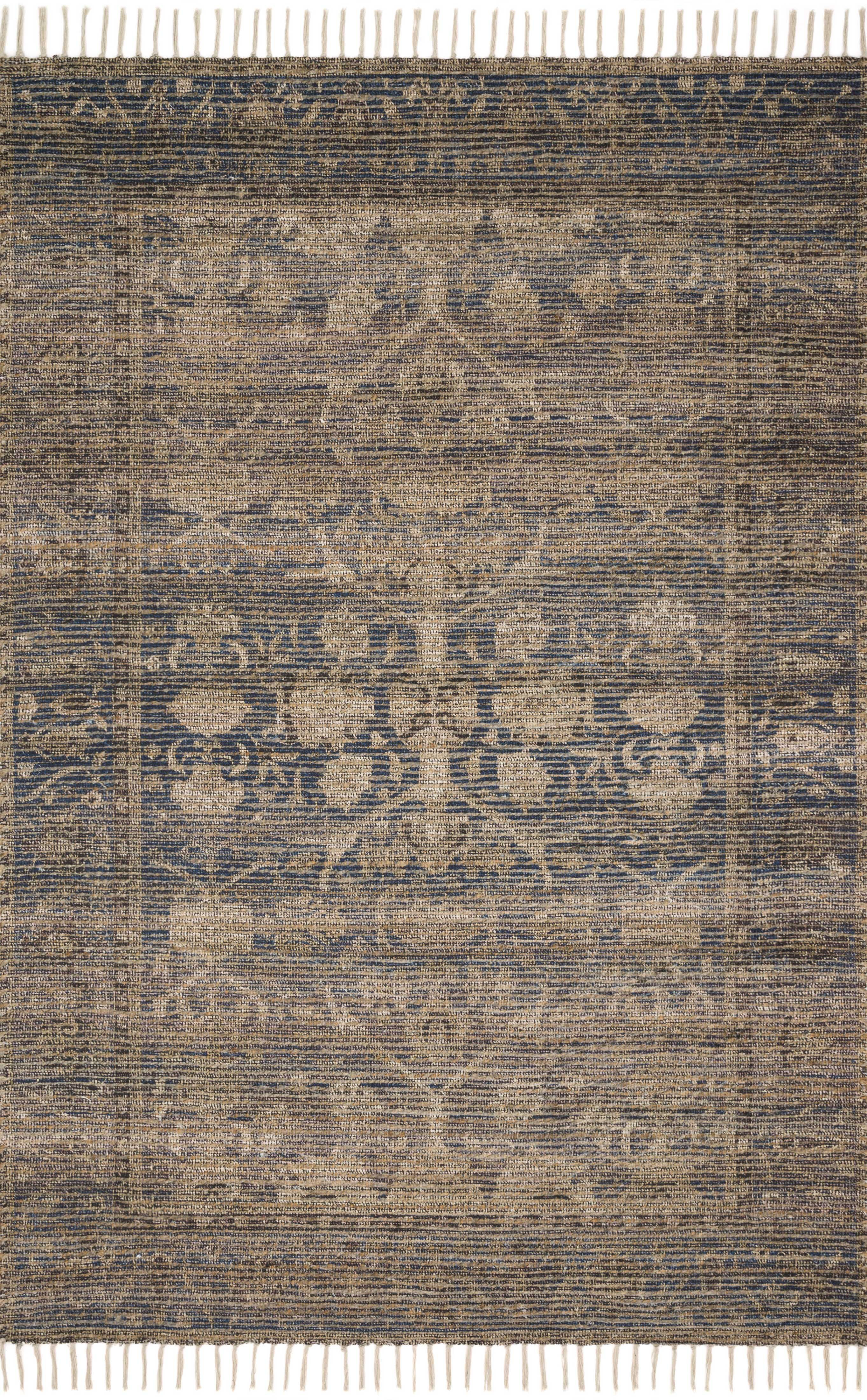 Justina Blakeney x Loloi Cornelia Collection Indigo / Natural TRANSITIONAL Area Rug 7'-9" x 9'-9" | Walmart (US)