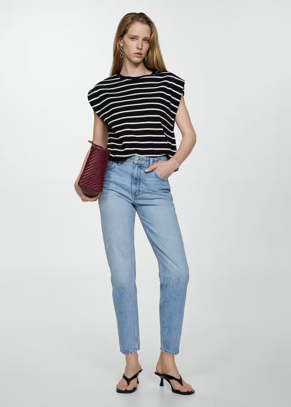 Mom high-waist jeans -  Women | Mango United Kingdom | MANGO (UK)