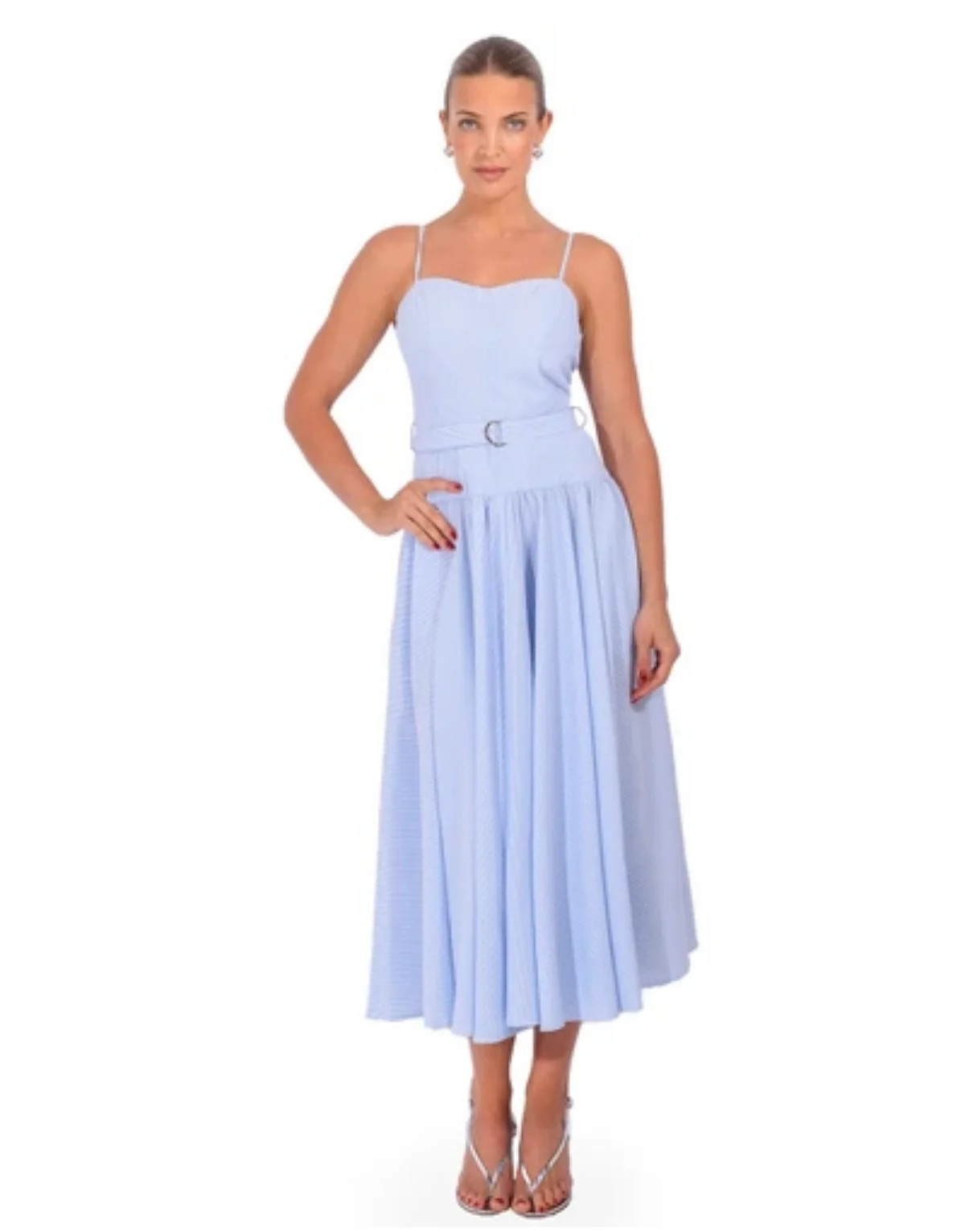 Karina Grimaldi Mavi Striped Dress | Sierra Deene