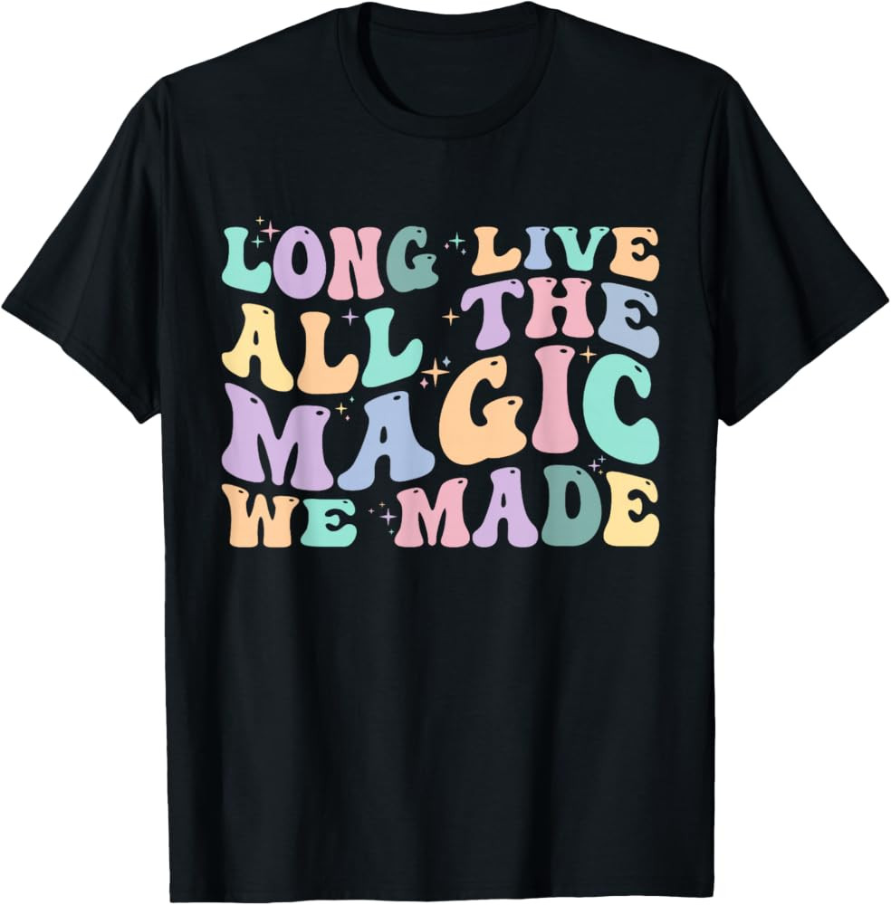 Long Live All The Magic We Made Retro Vintage T-Shirt | Amazon (US)