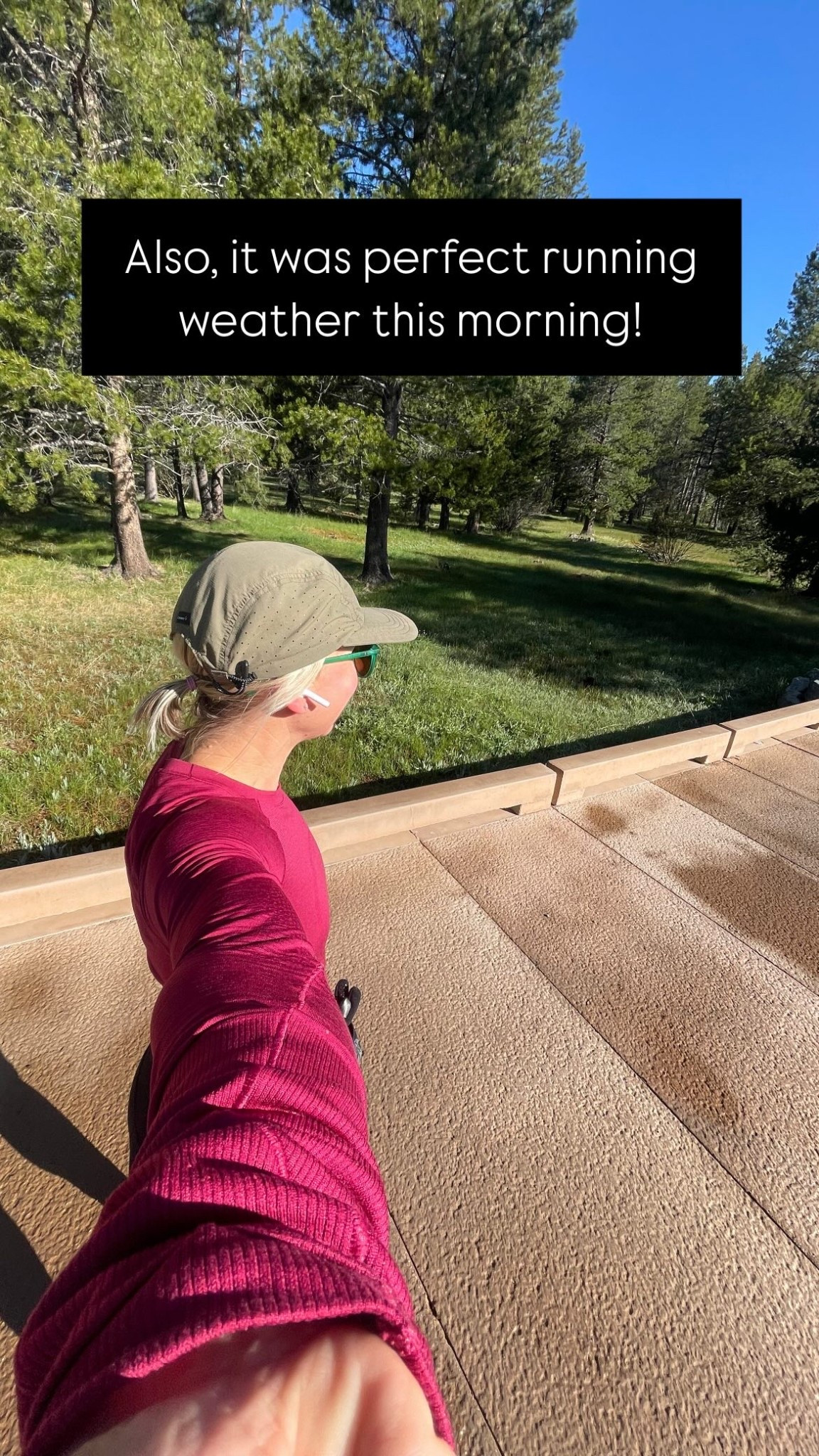 Also, it was perfect running weather this morning!  But this long sleeve is the perfect lightweight layer!

#LTKFindsUnder100 #LTKFindsUnder50