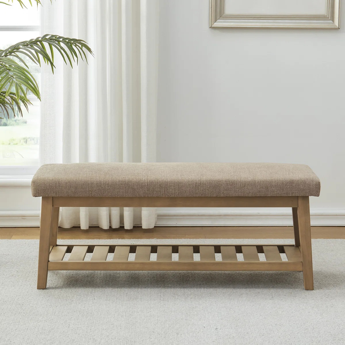 Hahnville 44" W  Upholstered Storage Bench | Wayfair North America
