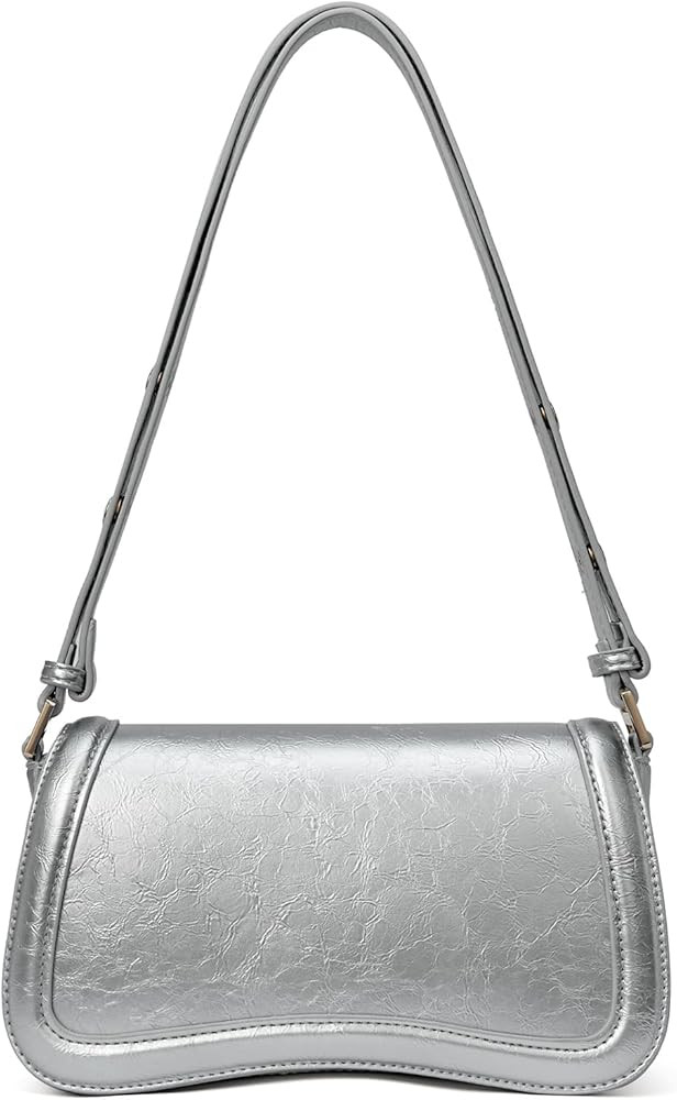 CLUCI Small Shoulder Bags,Crossbody Purses for Women Vegan Leather Handbag Clutch Hobo Purse | Amazon (US)