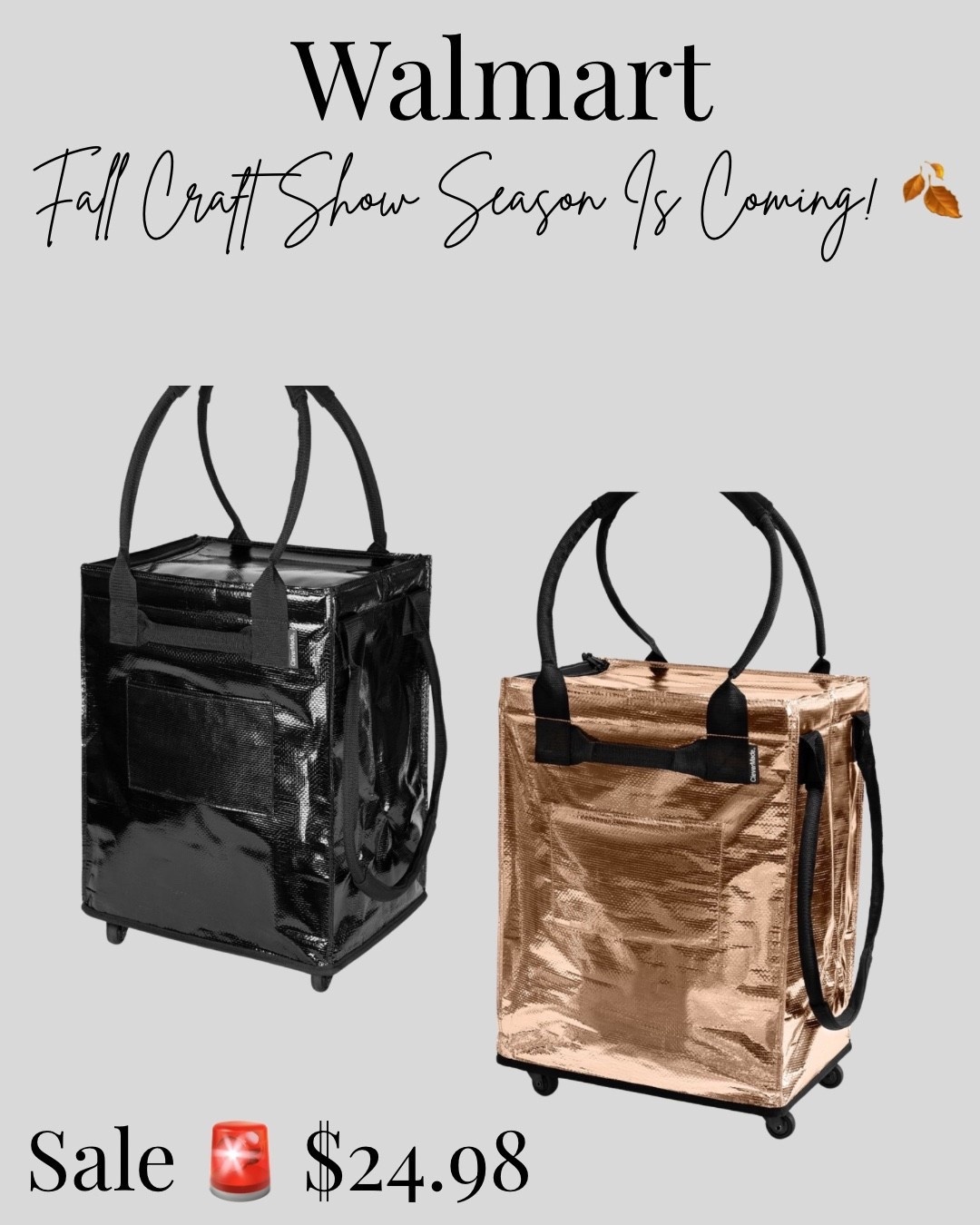Craft show season is coming! 🍂🛍️ These rolling storage bags are only $24.98 at Walmart and make transporting your purchases so much easier!

#LTKSaleAlert #LTKTravel #LTKmomlife