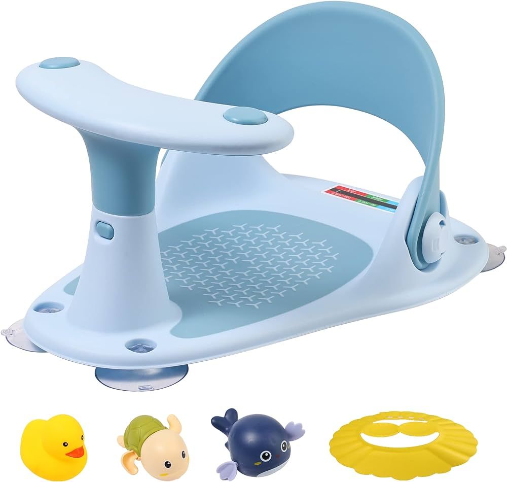 Baby Bath Seat LDIIDII Baby Bathtub Seat Infant Bath Seat for Babies 6 Months&Up Sit Up Bathing i... | Amazon (US)